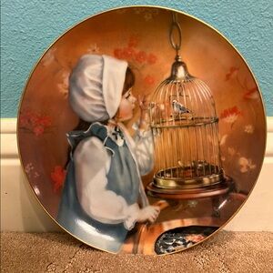 “Morning Song” Vintage 1983 Reco Collectors Plate by Sandra Kuck